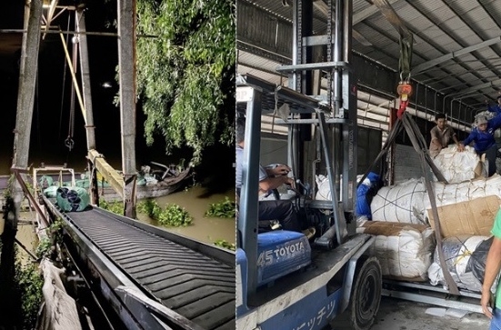 Mật phục bắt giữ hơn 40 tấn phế liệu nhập lậu