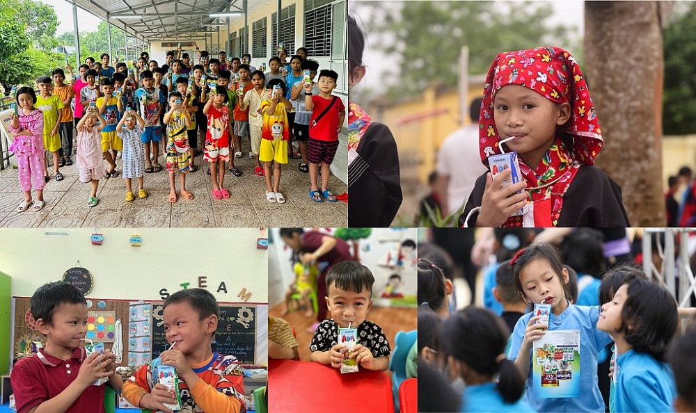 Theo chân Quỹ sữa trên những hành trình “Trao sữa, gửi niềm vui”