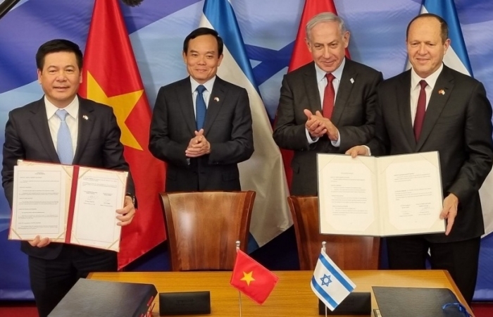 Việt Nam và Israel ký kết hiệp định thương mại tự do