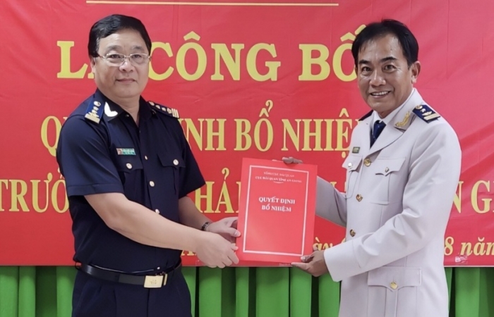 Bổ nhiệm Phó Cục trưởng Cục Hải quan An Giang Lưu Tuấn Bình