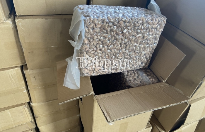 Phát hiện lô hàng nhập khẩu gần 100 tấn hạt điều không đúng khai báo