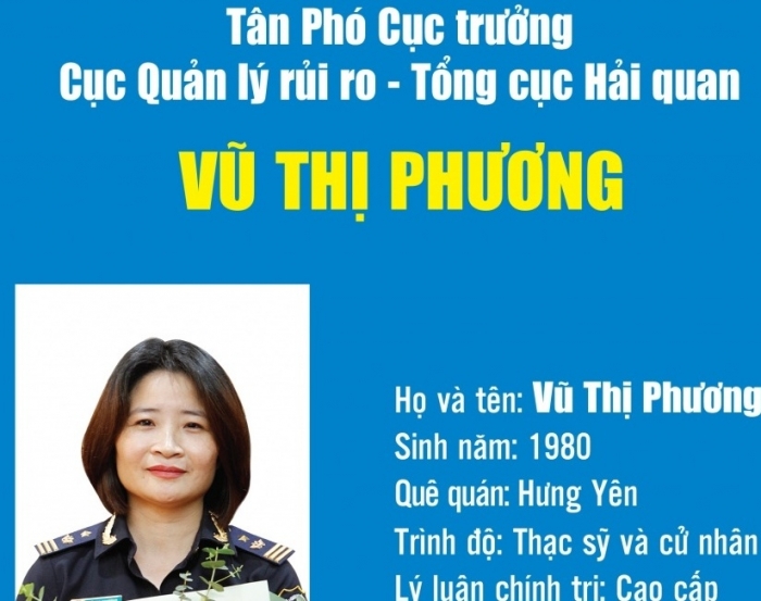 Infographics: Quá trình công tác của tân Phó Cục trưởng Cục Quản lý rủi ro Vũ Thị Phương