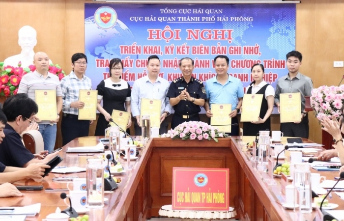 Hải quan Hải Phòng: Thêm 5 doanh nghiệp tham gia Chương trình tự nguyện tuân thủ