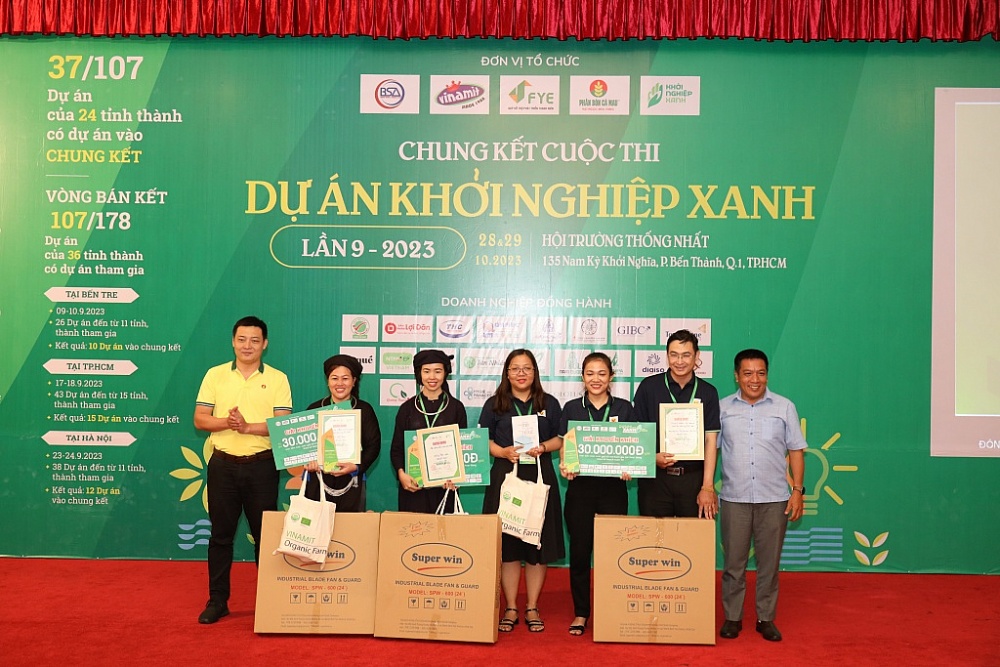 Dự án phát triển sản phẩm từ xơ mướp đạt giải Nhất cuộc thi Khởi nghiệp xanh lần thứ 9