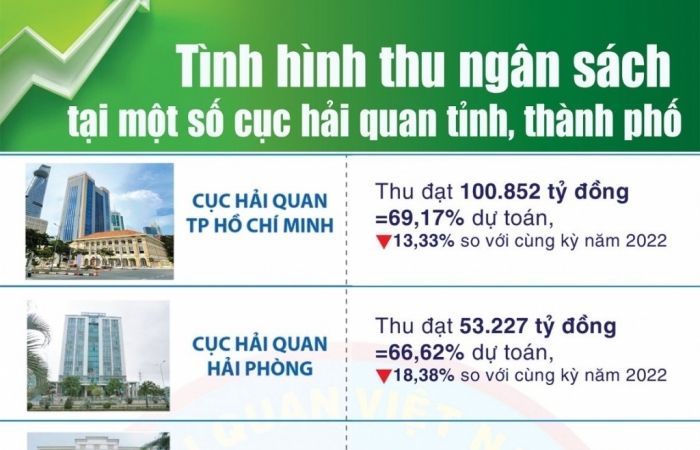 Infographics: Thu ngân sách giảm mạnh ở hầu hết các đơn vị chiếm số thu lớn