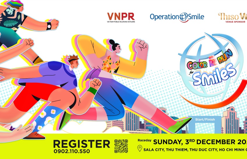 Color Run For Smiles 2023: Cùng sải bước, thắp tương lai