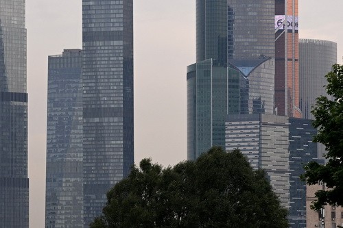 Quang cảnh Trung tâm thương mại quốc tế ở Moskva, Nga. (Ảnh: AFP/TTXVN)
