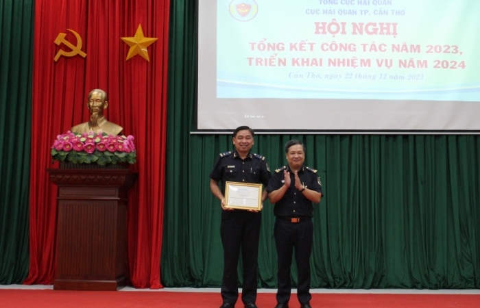 Cục Hải quan TP Cần Thơ hoàn thành xuất sắc nhiệm vụ thu ngân sách năm 2023