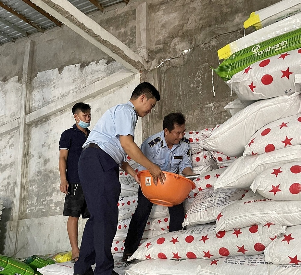 Đường nhập lậu do lực lượng chức năng Kiên Giang bắt giữ trong đợt cao điểm chống buôn lậu cuối năm 2023.