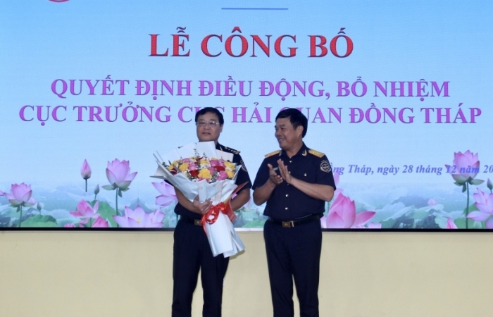 Điều động, bổ nhiệm ông Trần Quốc Hoàn giữ chức Cục trưởng Hải quan Đồng Tháp