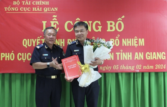 Điều đồng, bổ nhiệm ông Lê Xuân Thắng giữ chức Phó Cục trưởng Cục Hải quan An Giang