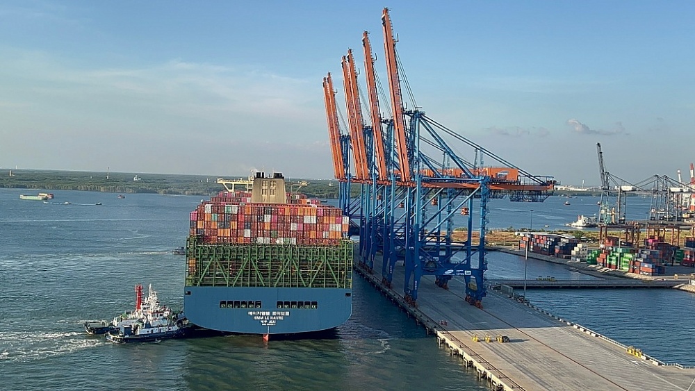 Siêu tàu HMM LE HAVRE lần đầu cập Cảng Gemalink