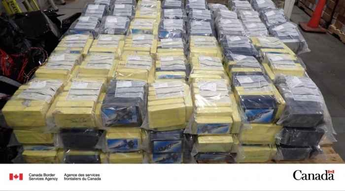 Phát hiện một container hàng hóa chứa hơn 1,5 tấn cocaine