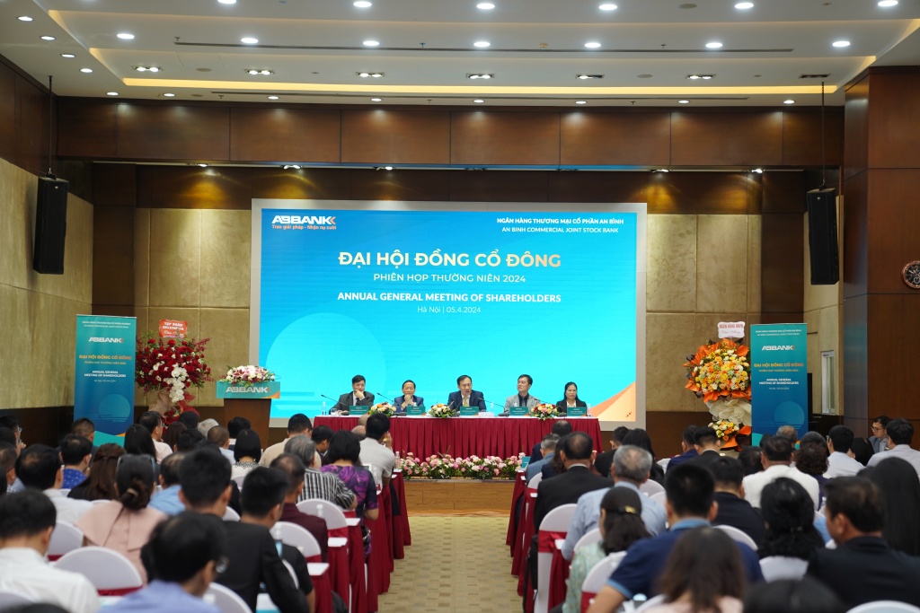 ABBank đề xuất để lại toàn bộ số lợi nhuận còn lại chưa phân phối. 
