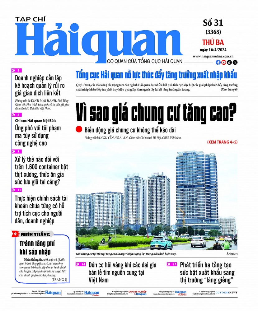 Những thông tin hấp dẫn trên Tạp chí Hải quan số 31 phát hành ngày 16/4/2024