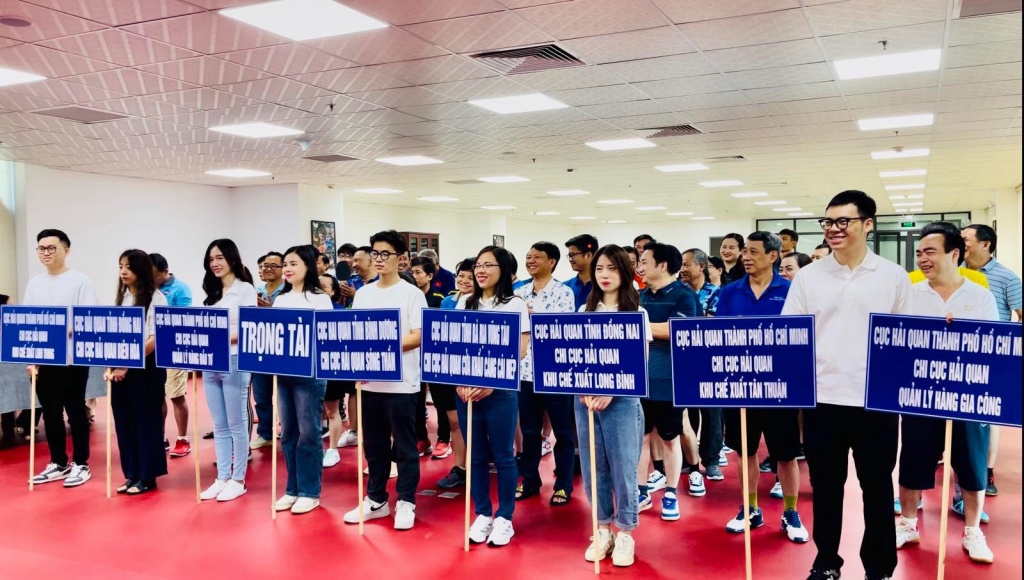 Sôi nổi Hội thao giao lưu bóng bàn giữa 5 đơn vị Hải quan phía Nam
