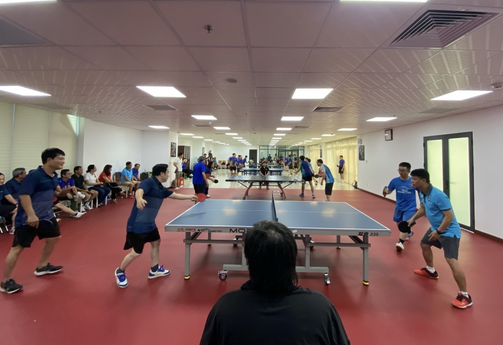 Sôi nổi Hội thao giao lưu bóng bàn giữa 5 đơn vị Hải quan phía Nam