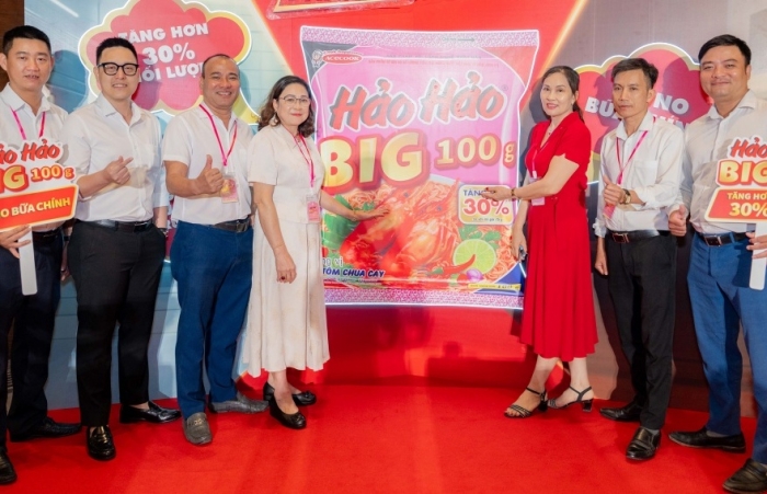 Acecook Việt Nam ra mắt Hảo Hảo BIG 100g với khối lượng tịnh tăng hơn 30%