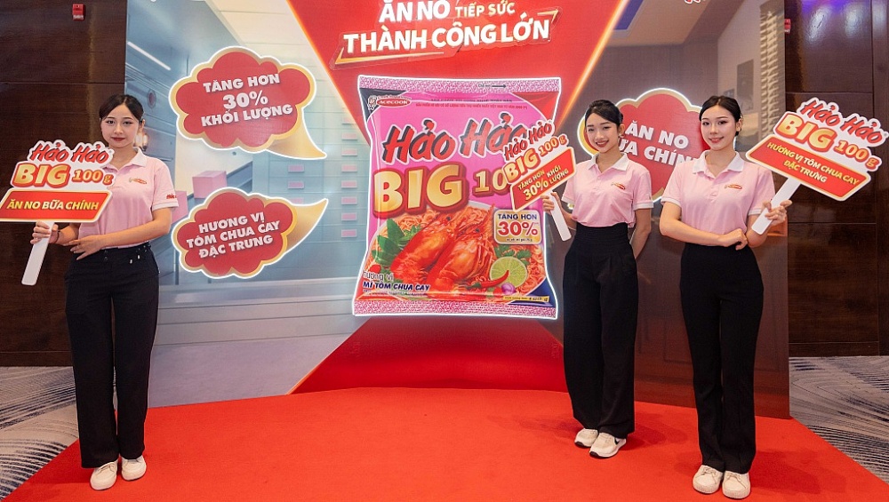 Acecook Việt Nam ra mắt Hảo Hảo BIG 100g với khối lượng tịnh tăng hơn 30%