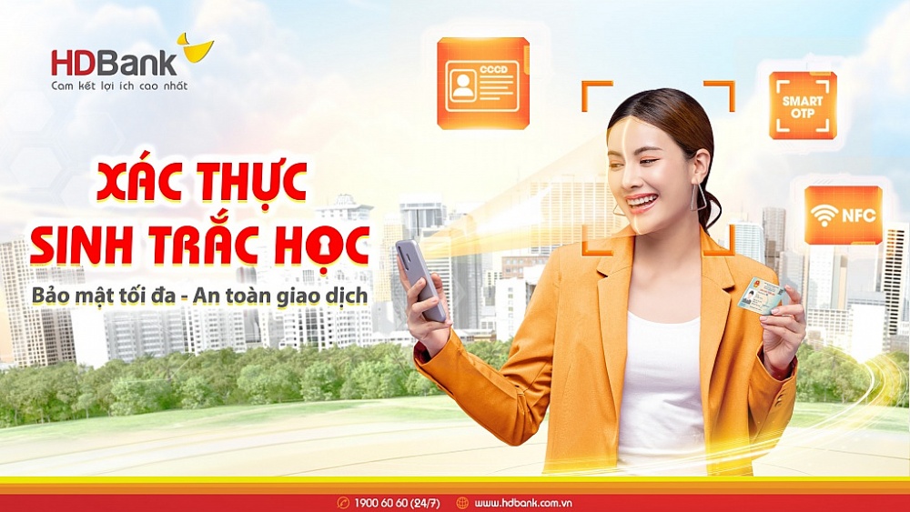 HDBank triển khai xác thực sinh trắc học để tăng cường an toàn giao dịch