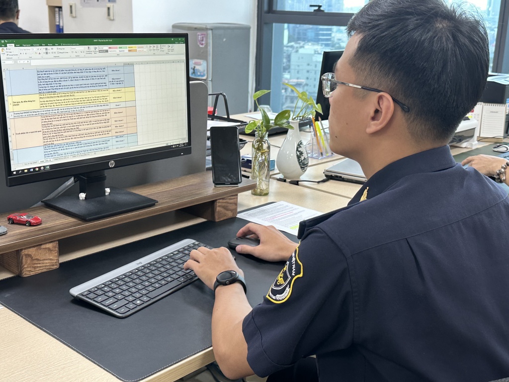 Phòng Thuế XNK- Cục Hải quan TPHCM. Ảnh: T.H Phòng Thuế XNK- Cục Hải quan TPHCM. Ảnh: T.H