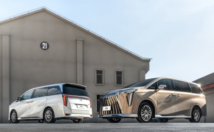Hé lộ những hình ảnh đầu tiên của GAC M8 và GAC GS8