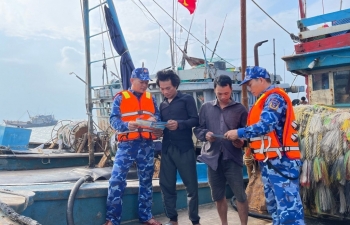 Cảnh sát biển Việt Nam triển khai cao điểm chống khai thác IUU