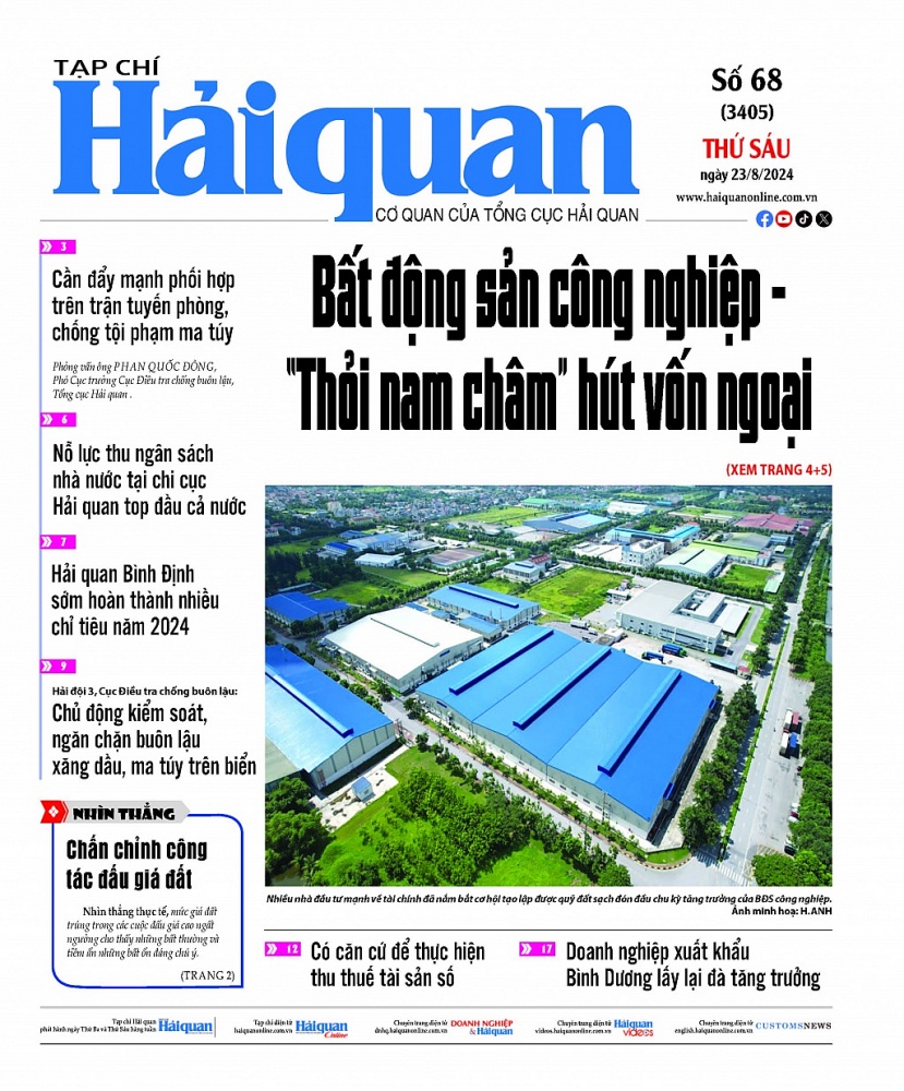 Những thông tin hấp dẫn trên Tạp chí Hải quan số 68 phát hành ngày 23/8/2024