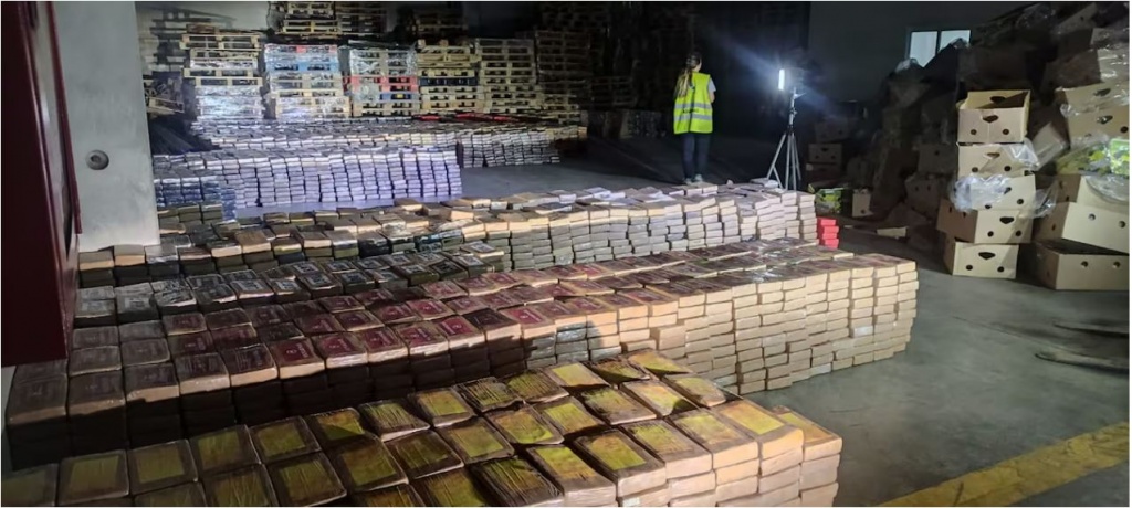 13 tấn cocaine trong lô hàng chuối nhập khẩu