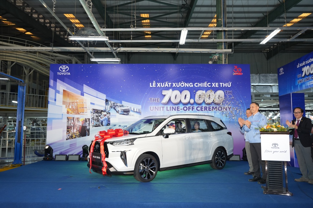 Toyota Việt Nam cán mốc 700.000 xe xuất xưởng