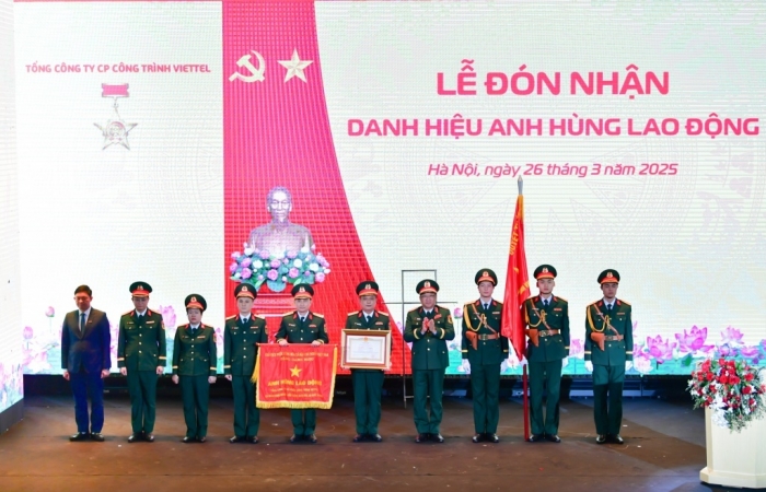 Viettel Construction đón nhận danh hiệu Anh hùng Lao động