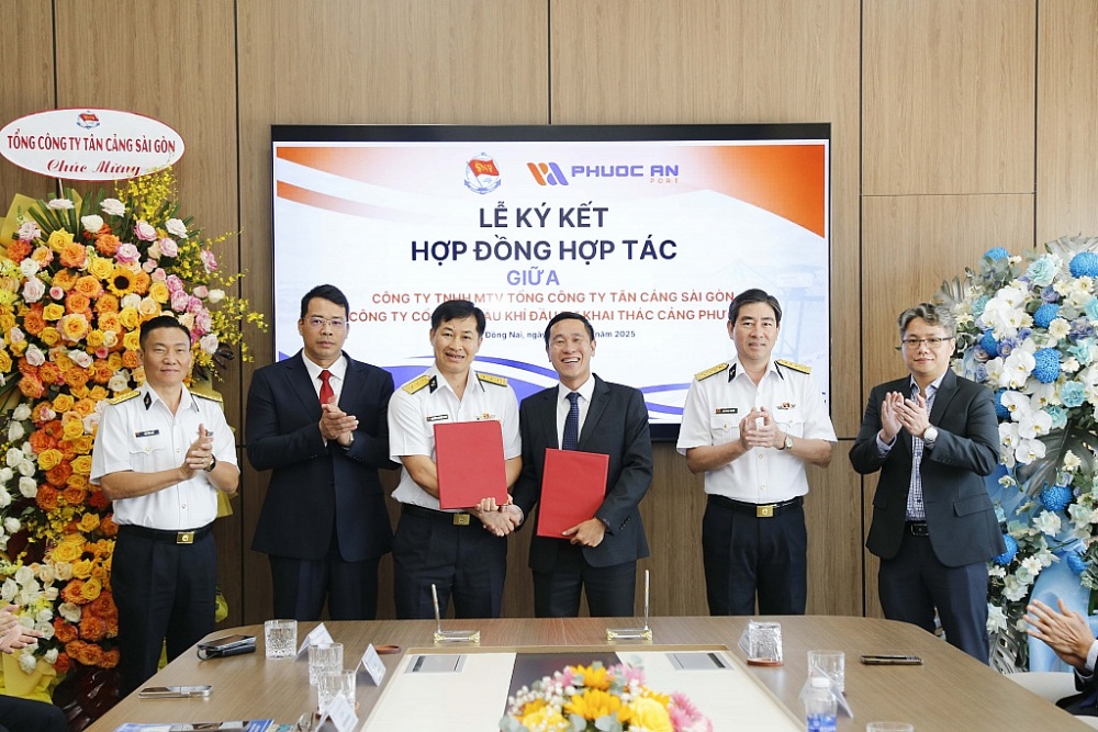 Tân Cảng Sài Gòn và Cảng Phước An ký kết hợp tác chiến lược phát triển logistics toàn diện