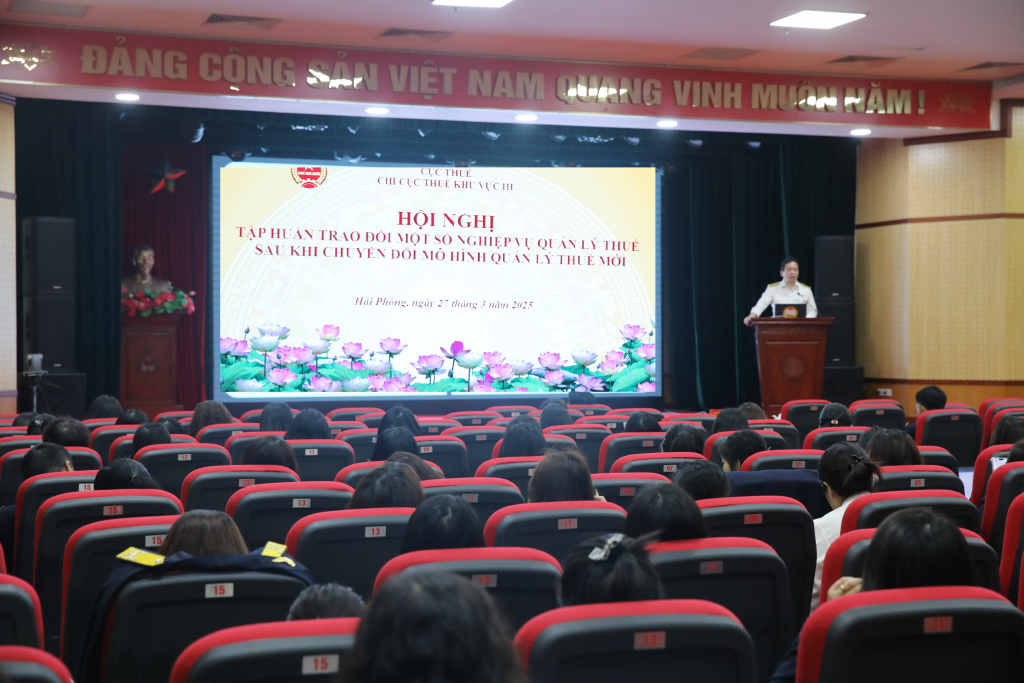 Thuế khu vực III triển khai quy trình quản lý thuế theo tổ chức bộ máy mới