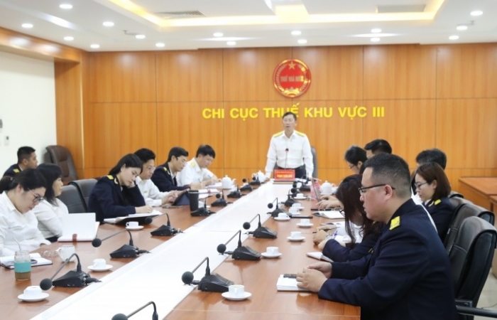 Thuế khu vực III triển khai quy trình quản lý thuế theo tổ chức bộ máy mới