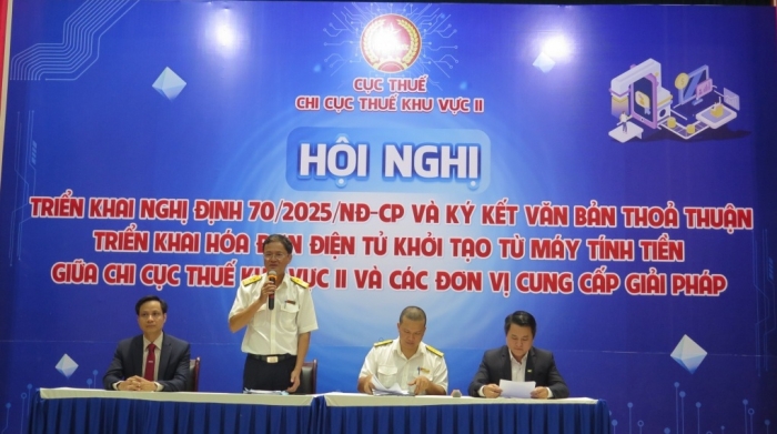 Chi cục Thuế Khu vực II: hỗ trợ hộ kinh doanh triển khai HĐĐT khởi tạo từ máy tính tiền