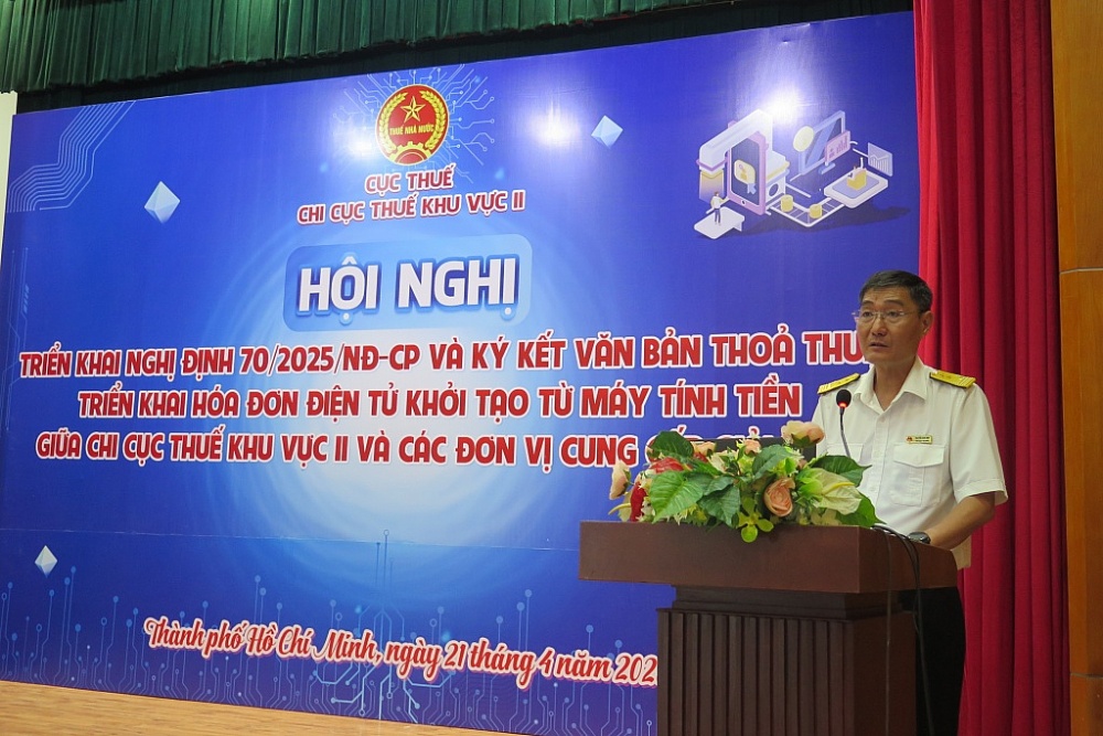 Chi cục Thuế Khu vực II: hỗ trợ hộ kinh doanh triển khai HĐĐT khởi tạo từ máy tính tiền