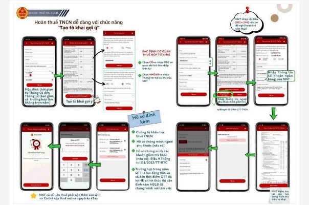 Hướng dẫn tra cứu các bước Quyết toán thuế thu nhập cá nhân qua ứng dụng eTax Mobile