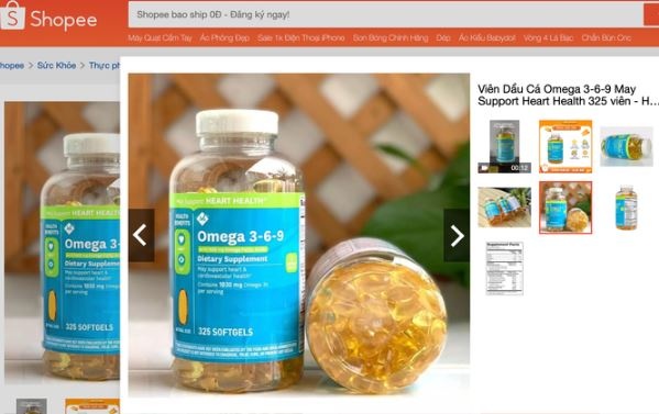 Phát hiện nhiều thực phẩm chức năng chưa được cấp phép bán trên Shopee và Lazada Việt Nam