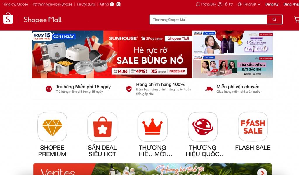 Shopee siết chặt quy định đặt tên gian hàng