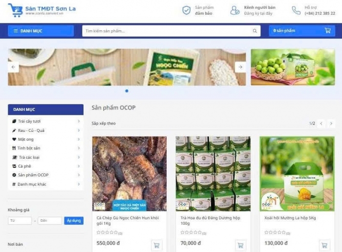 Sản phẩm OCOP đến gần hơn với người tiêu dùng nhờ thương mại điện tử