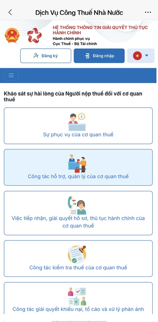 Bài 2: Thực tiễn triển khai đo lường sự hài lòng của người nộp thuế