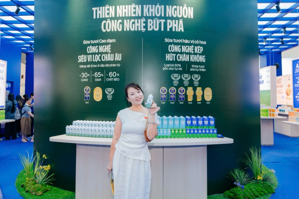 Vinamilk tạo điểm nhấn tại Triển lãm thành tựu đất nước