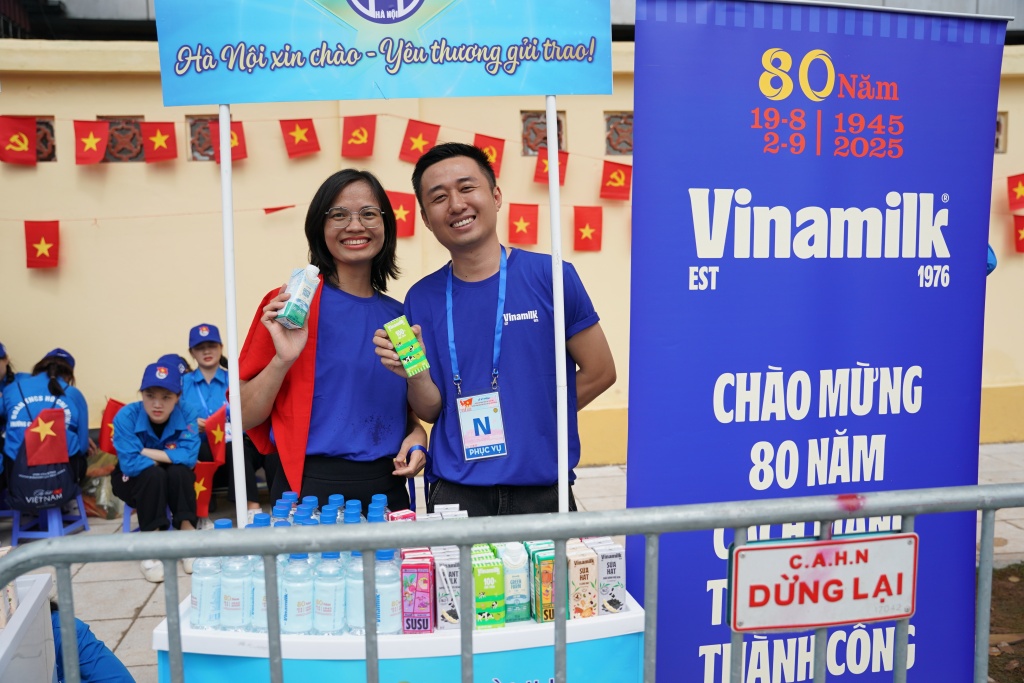 Gần 1 triệu sản phẩm Vinamilk tiếp sức cho đại lễ 80 năm Quốc khánh