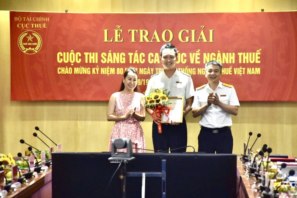 Trao giải Cuộc thi sáng tác ca khúc về ngành Thuế
