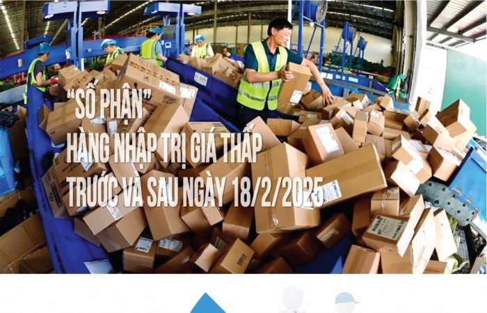 (INFOGRAPHICS): “Số phận” hàng nhập trị giá thấp qua đường chuyển phát nhanh