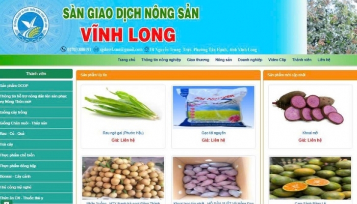 Vĩnh Long mở rộng “biên giới số” cho nông sản