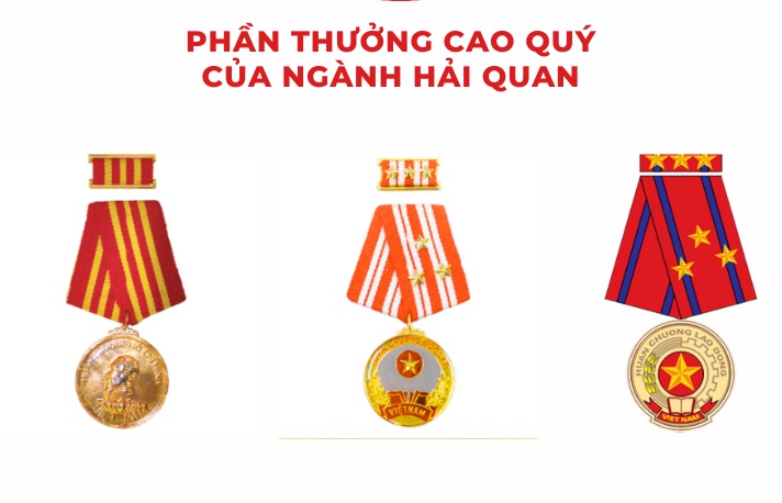 (INFOGRAPHICS): Những phần thưởng cao quý của ngành Hải quan