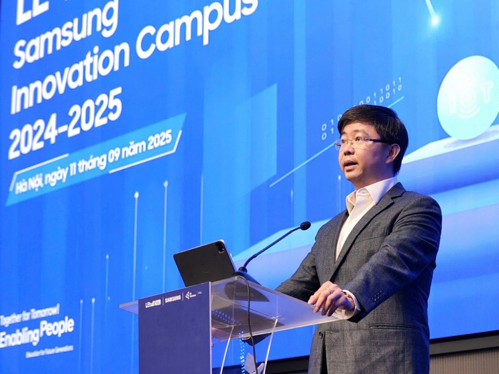 Ông Bùi Hoàng Phương - Thứ trưởng Bộ Khoa học và Công nghệ phát biểu tại sự kiện.