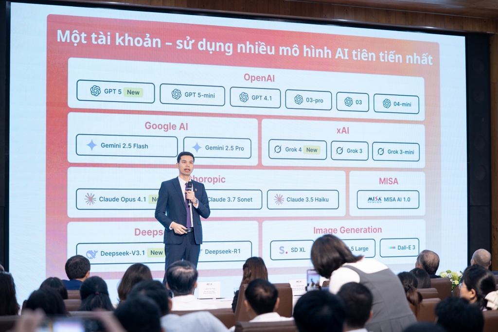 Tích hợp các công cụ AI tiên tiến để phục vụ doanh nghiệp và hộ kinh doanh