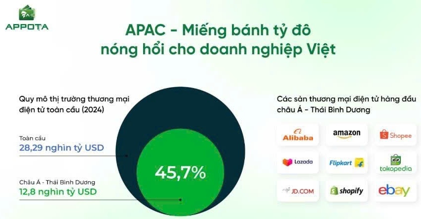 Thương mại điện tử Việt Nam đối mặt với phép thử "APAC"